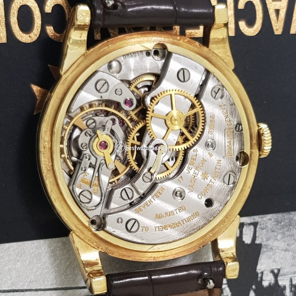 IMG_9081 Vacheron Constantin Mens watch Unisex Manual winding Yellow gold 6033 Replica 4