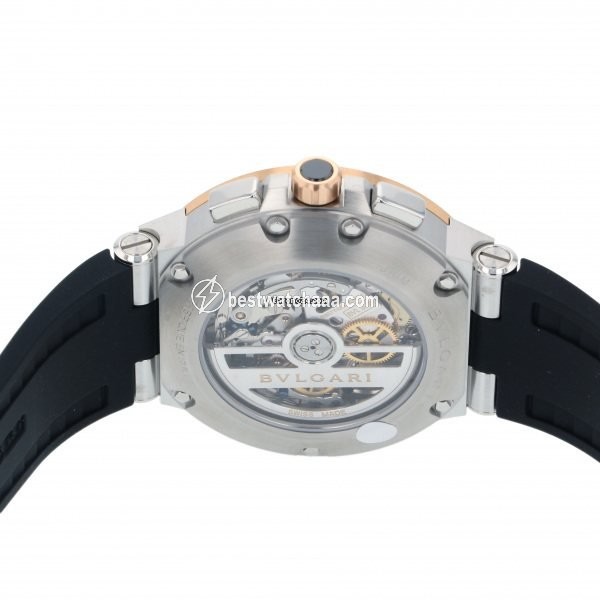 IMG_9081 Bulgari Diagono Automatic Gold Steel DG41WSPGVDCH Replica 4