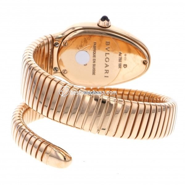 IMG_9081 Bulgari Serpenti Quartz Rose gold SPP35BGDG.1T Replica 4
