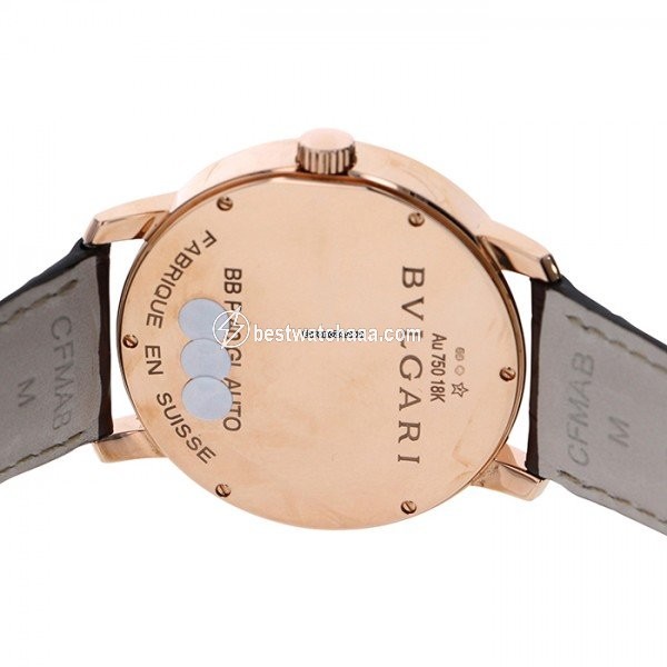 IMG_9081 Bulgari Bulgari Automatic Rose gold BBP40WGLD Replica 4