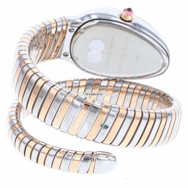 IMG_9081 Bulgari Serpenti Quartz Gold Steel SP35C3SPGD.1T Replica 4