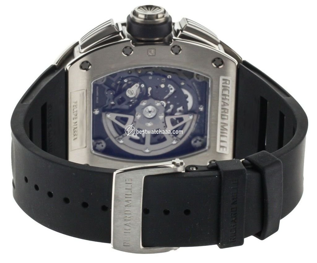 IMG_9081 Richard Mille RM 011 Mens watch Unisex Automatic White gold RM11-FM Replica 4