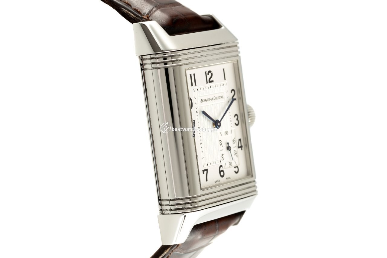 IMG_9081 Jaeger-LeCoultre Grande Reverso Mens watch Unisex Manual winding Steel 240.8.14 Replica 4