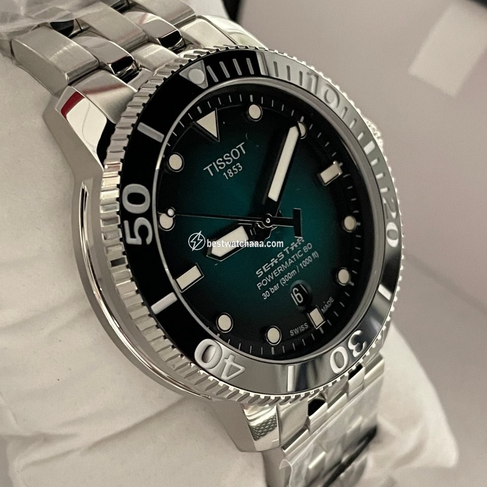 IMG_9081 Tissot Seastar 1000 Mens watch Unisex Automatic Steel T120.407.11.091.01 Replica 4