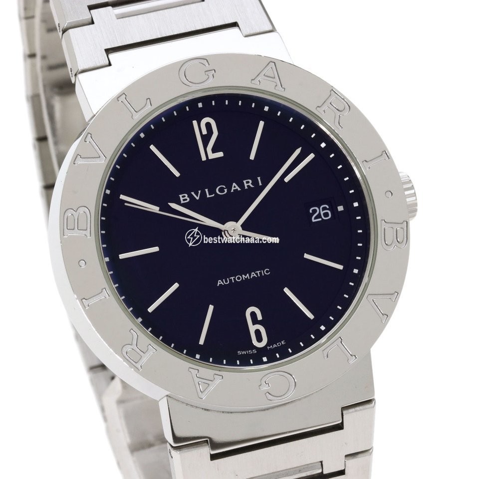 IMG_9081 Bulgari Bulgari Mens watch Unisex Automatic Steel BB38BSSD Replica 4