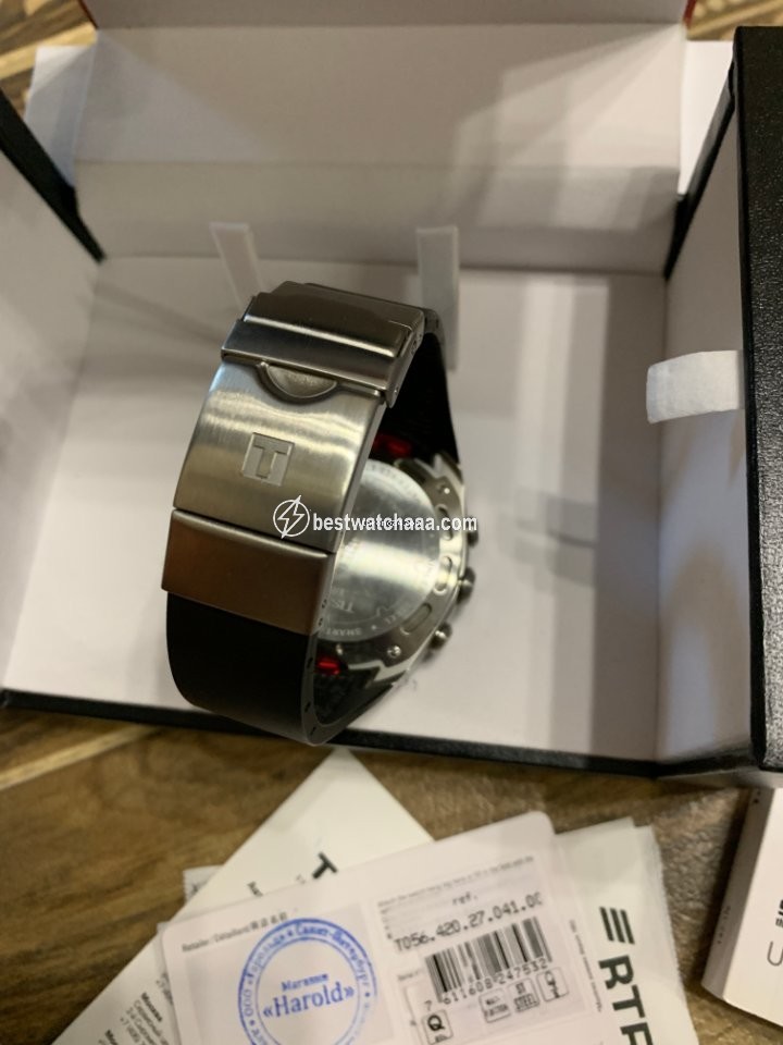 IMG_9081 Tissot Sailing-Touch Mens watch Unisex Quartz Steel T056.420.27.041.00 Replica 4