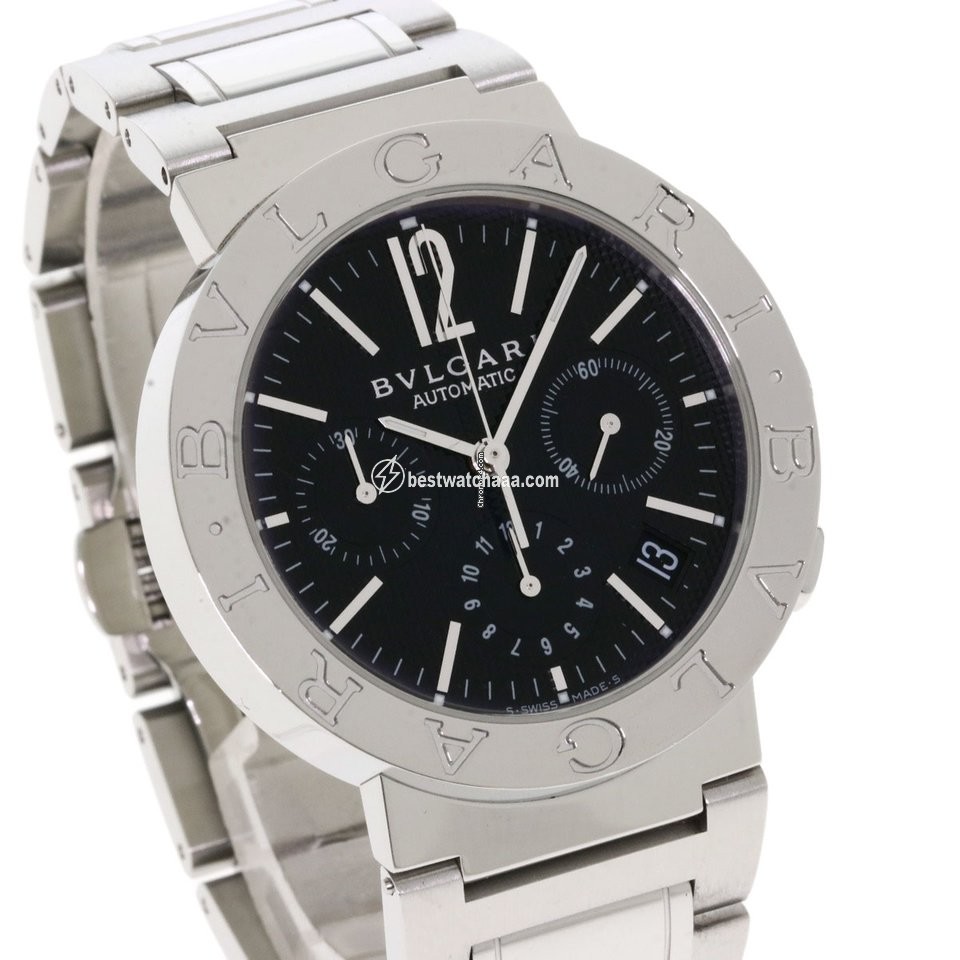 IMG_9081 Bulgari Bulgari Mens watch Unisex Automatic Steel BB38SS DCH N Replica 4