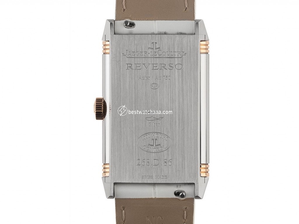 IMG_9081 Jaeger-LeCoultre Grande Reverso Lady Ultra Thin Mens watch Unisex Manual winding Gold Steel Q3224420 Replica 4