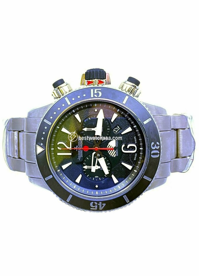 IMG_9081 Jaeger-LeCoultre Master Compressor Diving Chronograph GMT Navy SEALs Mens watch Unisex Automatic Titanium Q178T670 Replica 4