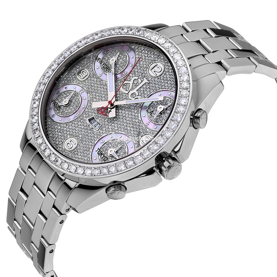 IMG_9081 Jacob & Co. Five Time Zone Mens watch Unisex Quartz Steel JC30Y Replica 4