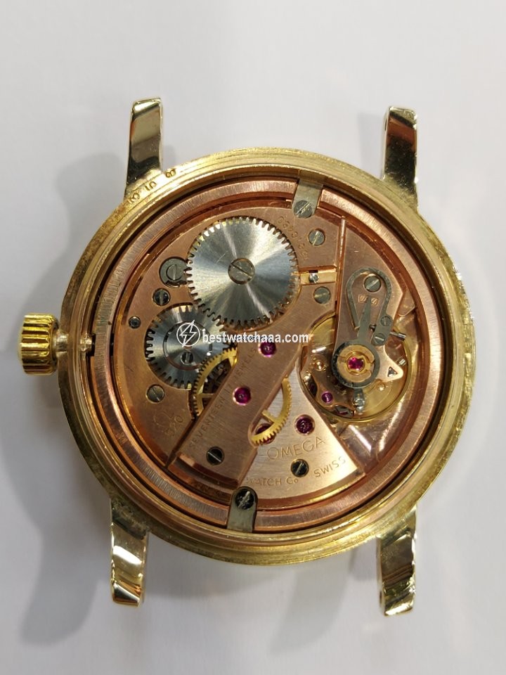 IMG_9081 Omega Seamaster Mens watch Unisex Manual winding Yellow gold 998358 Replica 4