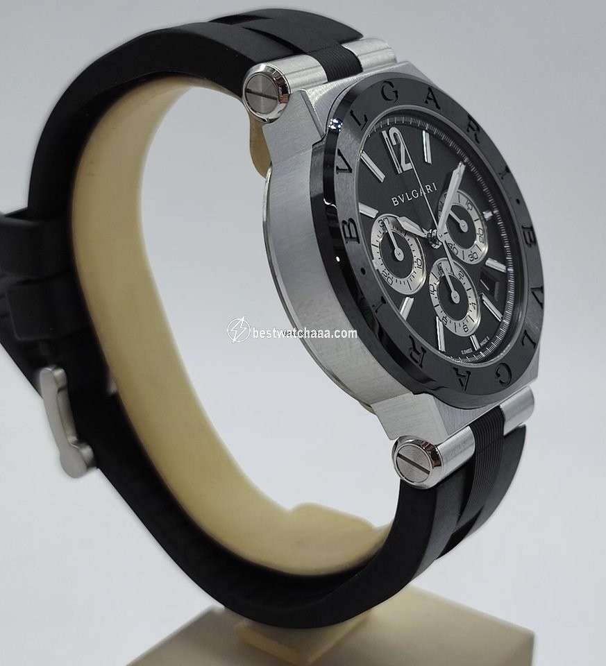 IMG_9081 Bulgari Diagono Mens watch Unisex Steel DG42BSCVDCH Replica 4