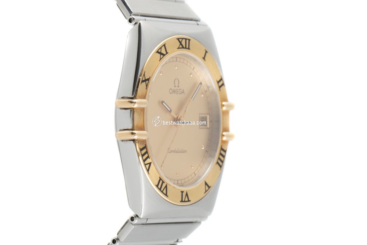 IMG_9081 Omega Constellation Day-Date Mens watch Unisex Quartz Gold Steel 396.1070 Replica 4