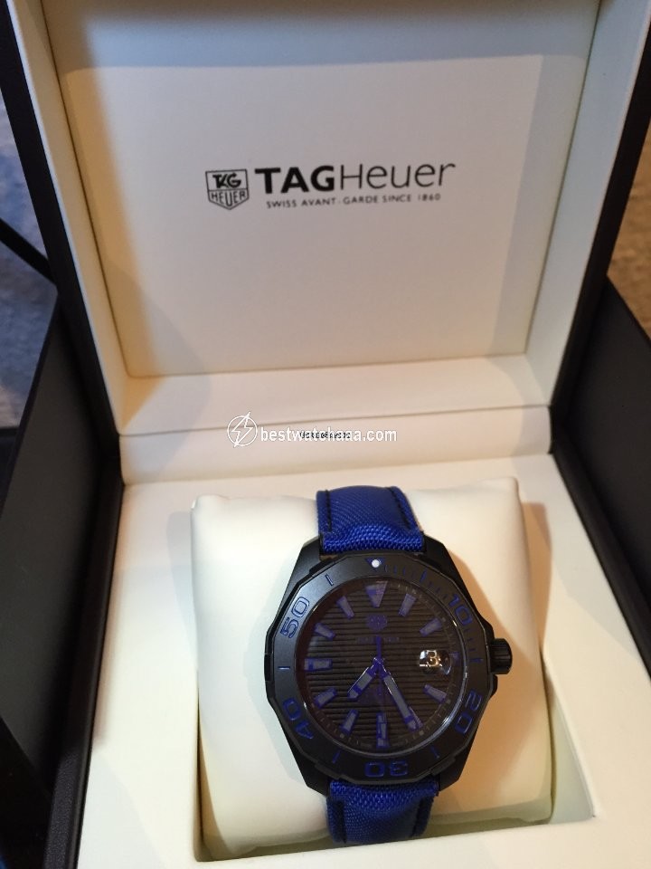 IMG_9081 TAG Heuer Aquaracer 300M Mens watch Unisex Automatic Titanium WAY208BRHH8876 Replica 4
