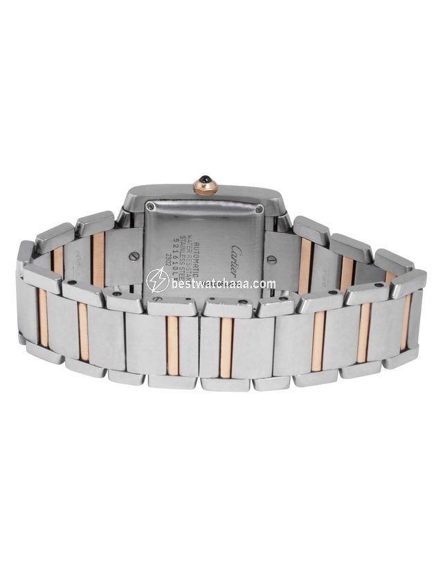 IMG_9081 Cartier Tank Francaise Mens watch Unisex Automatic Gold Steel W51005Q4 2302 Replica 4