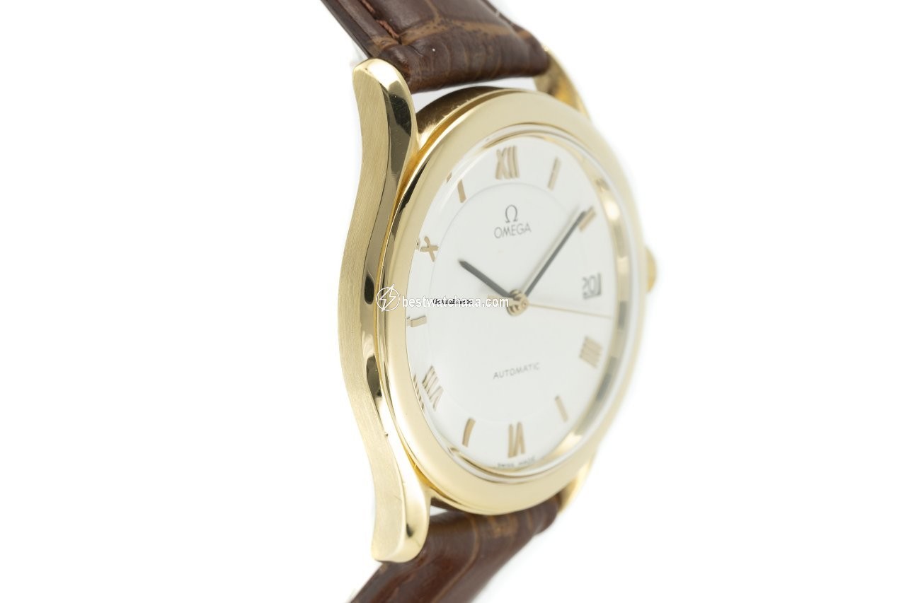 IMG_9081 Omega Speedmaster Mens watch Unisex Automatic Yellow gold 166.0285 Replica 4