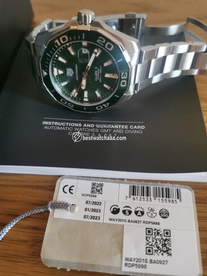 IMG_9081 TAG Heuer Aquaracer 300M Mens watch Unisex Automatic Steel WAY201S.BA0927 Replica 4