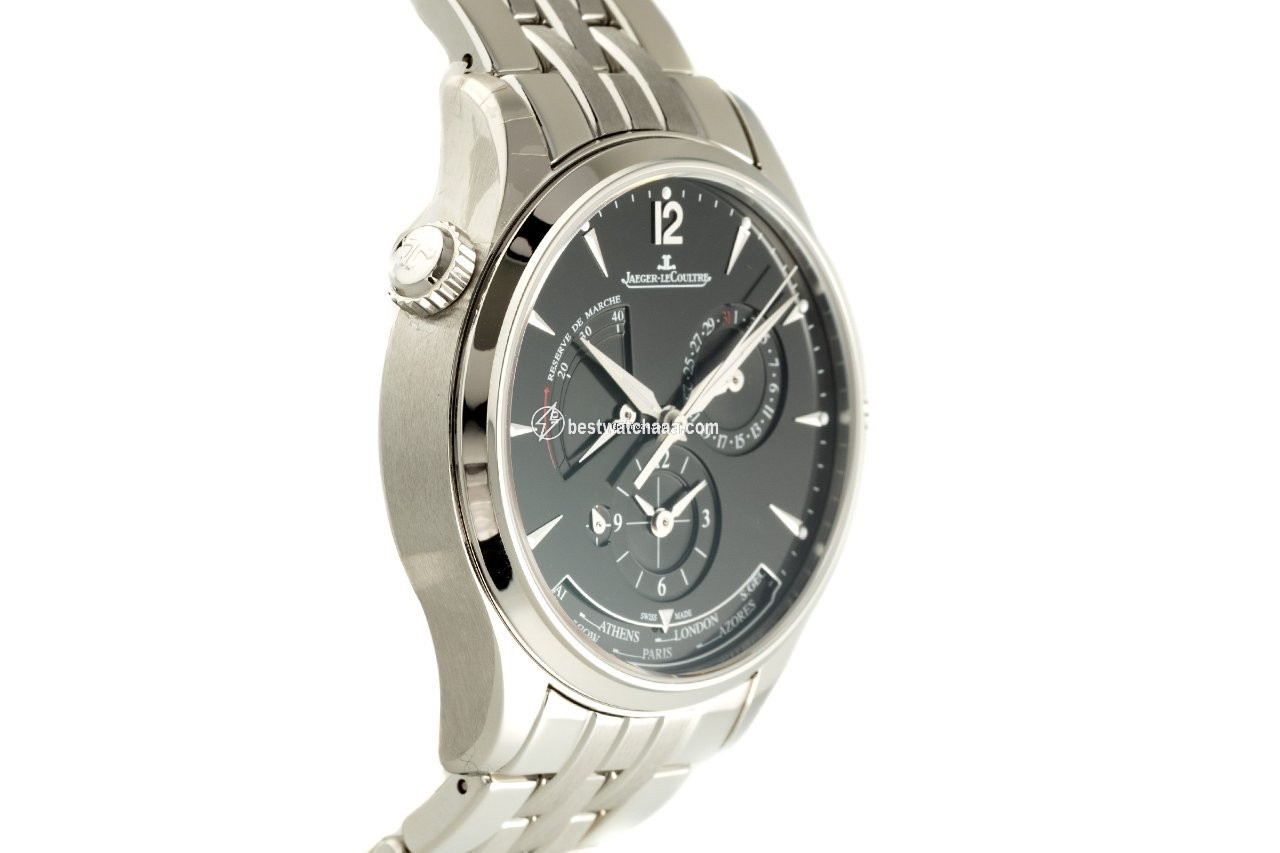 IMG_9081 Jaeger-LeCoultre Master Geographic Mens watch Unisex Automatic Steel Q1428171 Replica 4