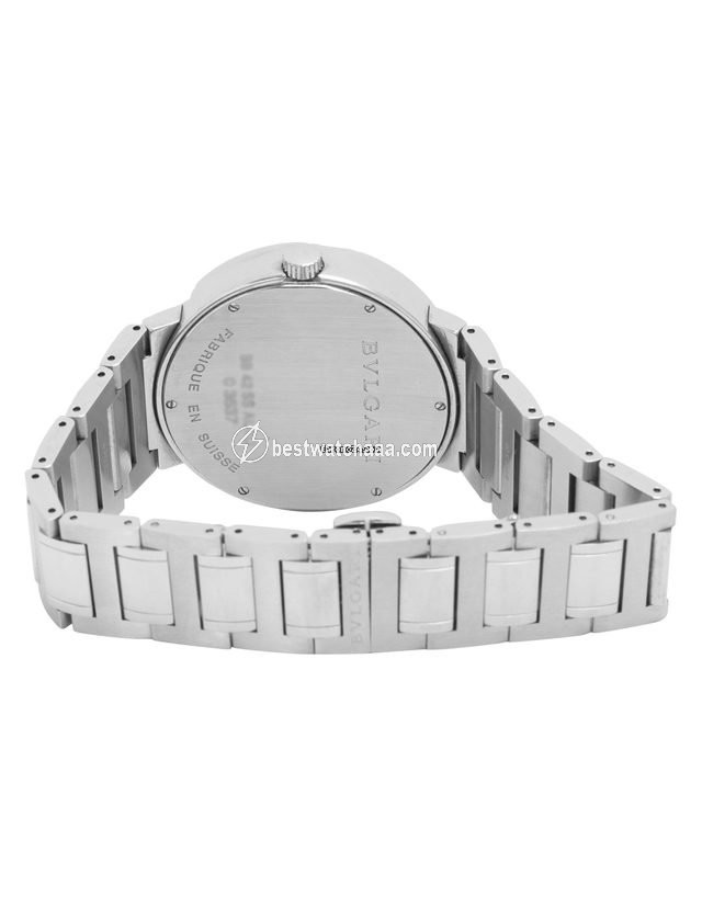 IMG_9081 Bulgari Bulgari Mens watch Unisex Automatic Steel 101381 BB 42 SS AUTO Replica 4