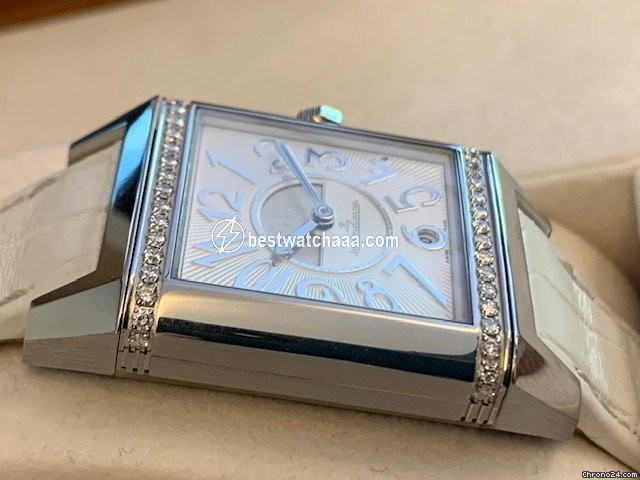 IMG_9081 Jaeger-LeCoultre Reverso Squadra Lady Duetto Womens watch Automatic Steel 705.84.20 Replica 4