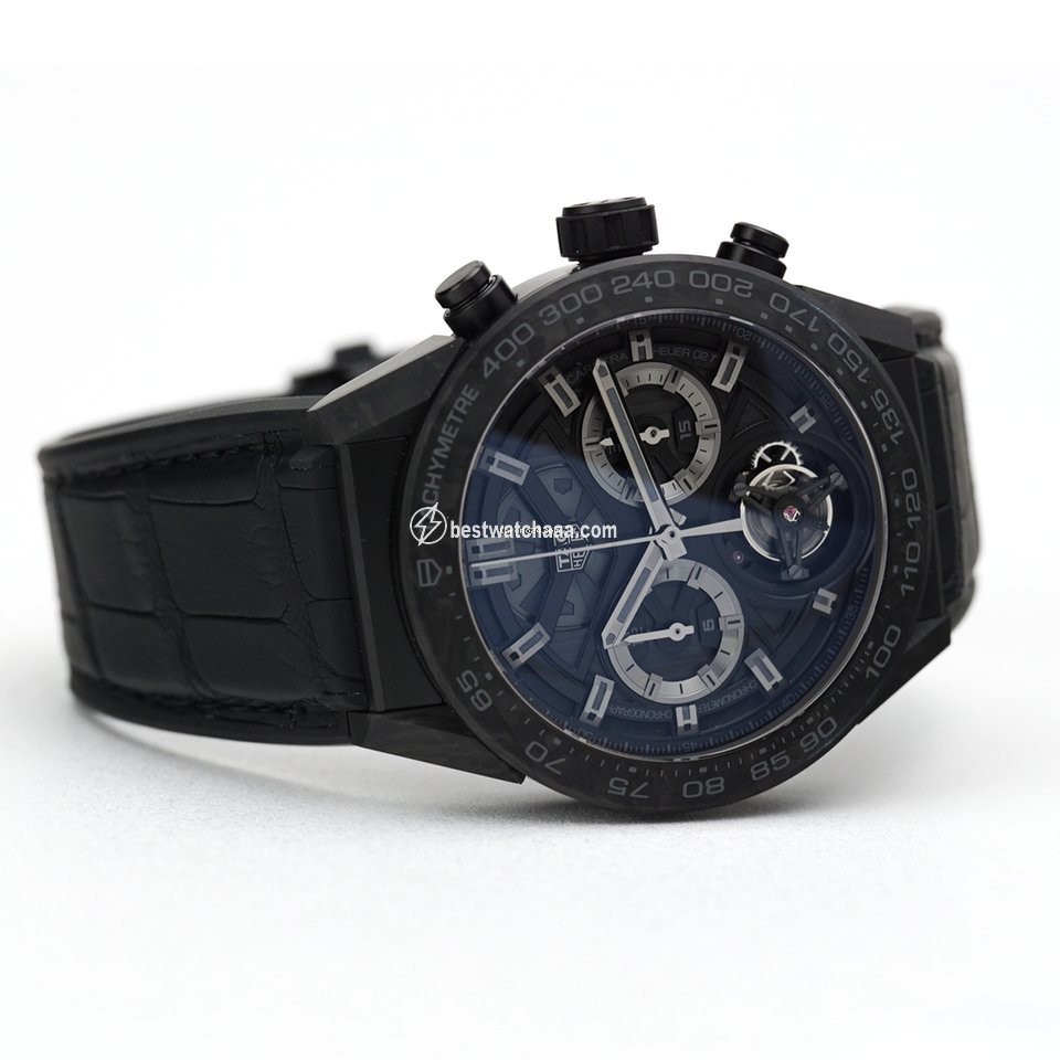 IMG_9081 TAG Heuer Carrera Heuer-02T Automatic Titanium CAR5A8P.FC6415 Replica 4