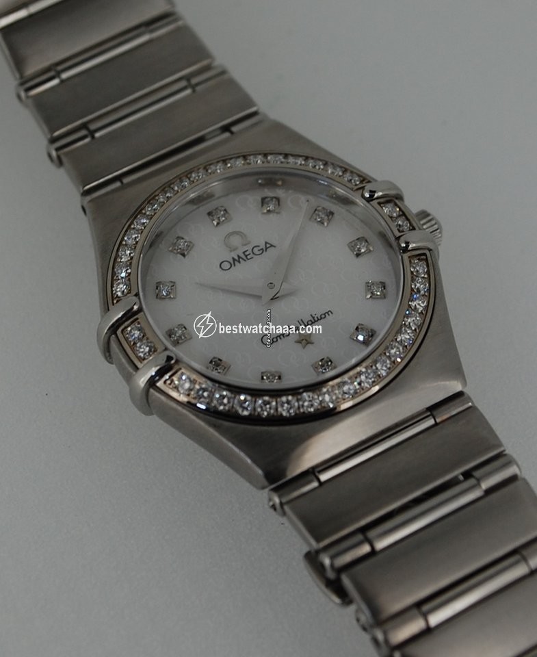 IMG_9081 Omega Constellation Womens watch Quartz Steel 14587500 Replica 4
