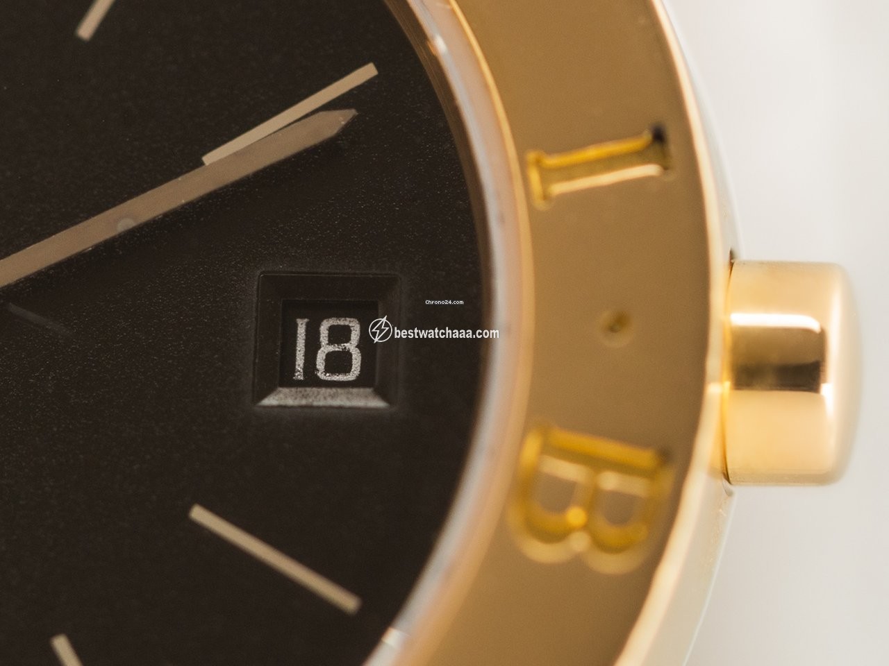 IMG_9081 Bulgari Bulgari Womens watch Quartz Yellow gold BB26GSCD Replica 4