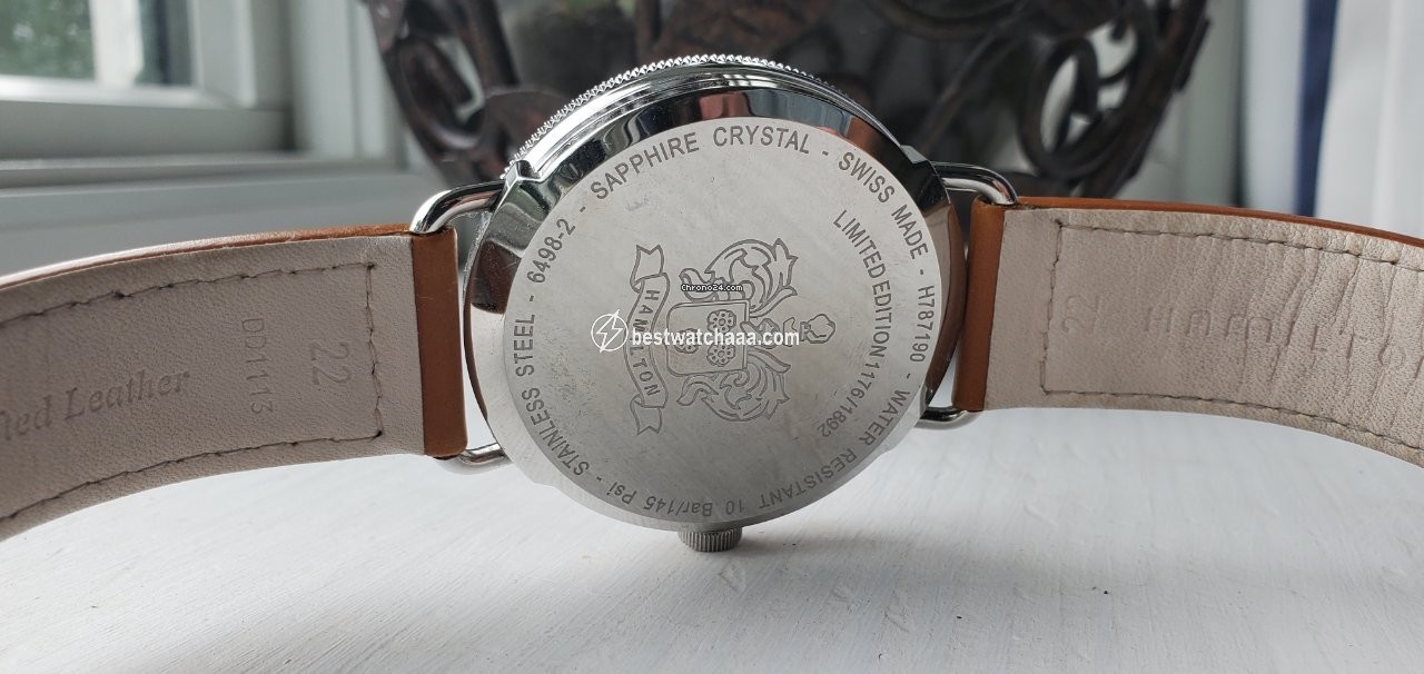 IMG_9081 Hamilton Khaki Navy Pioneer Mens watch Unisex Manual winding Steel H787190 Replica 4