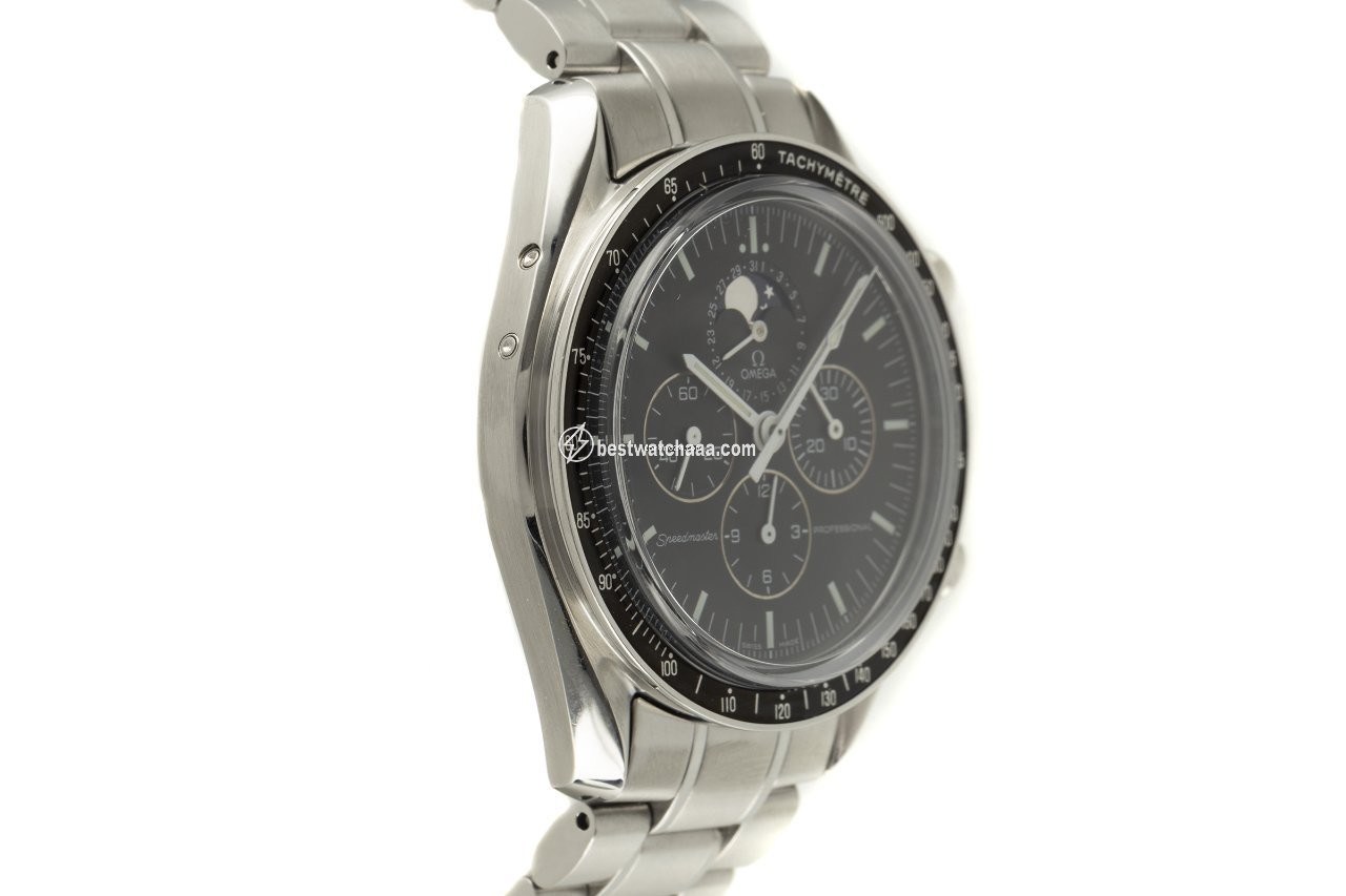 IMG_9081 Omega Speedmaster Professional Moonwatch Moonphase Mens watch Unisex Manual winding Steel 3576.50.00 Replica 4