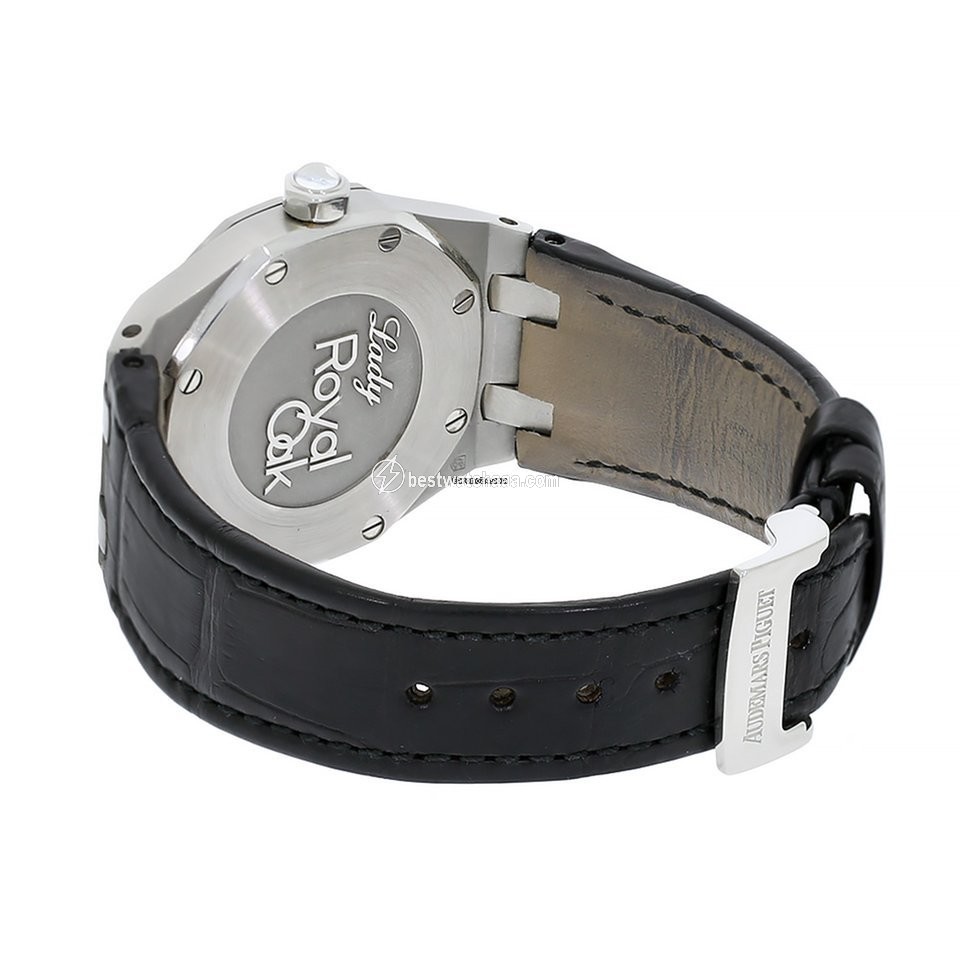 IMG_9081 Audemars Piguet Royal Oak Lady Womens watch Quartz Steel 67651ST.ZZ.D002CR.01 Replica 4