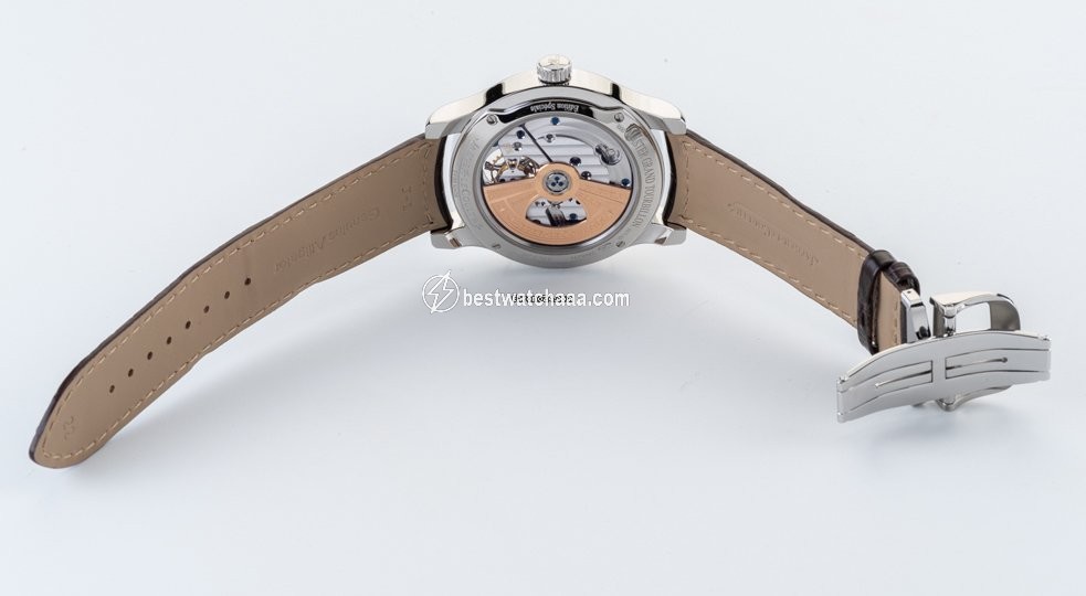 IMG_9081 Jaeger-LeCoultre Master Grand Tourbillon Mens watch Unisex Steel 1668420 Replica 4