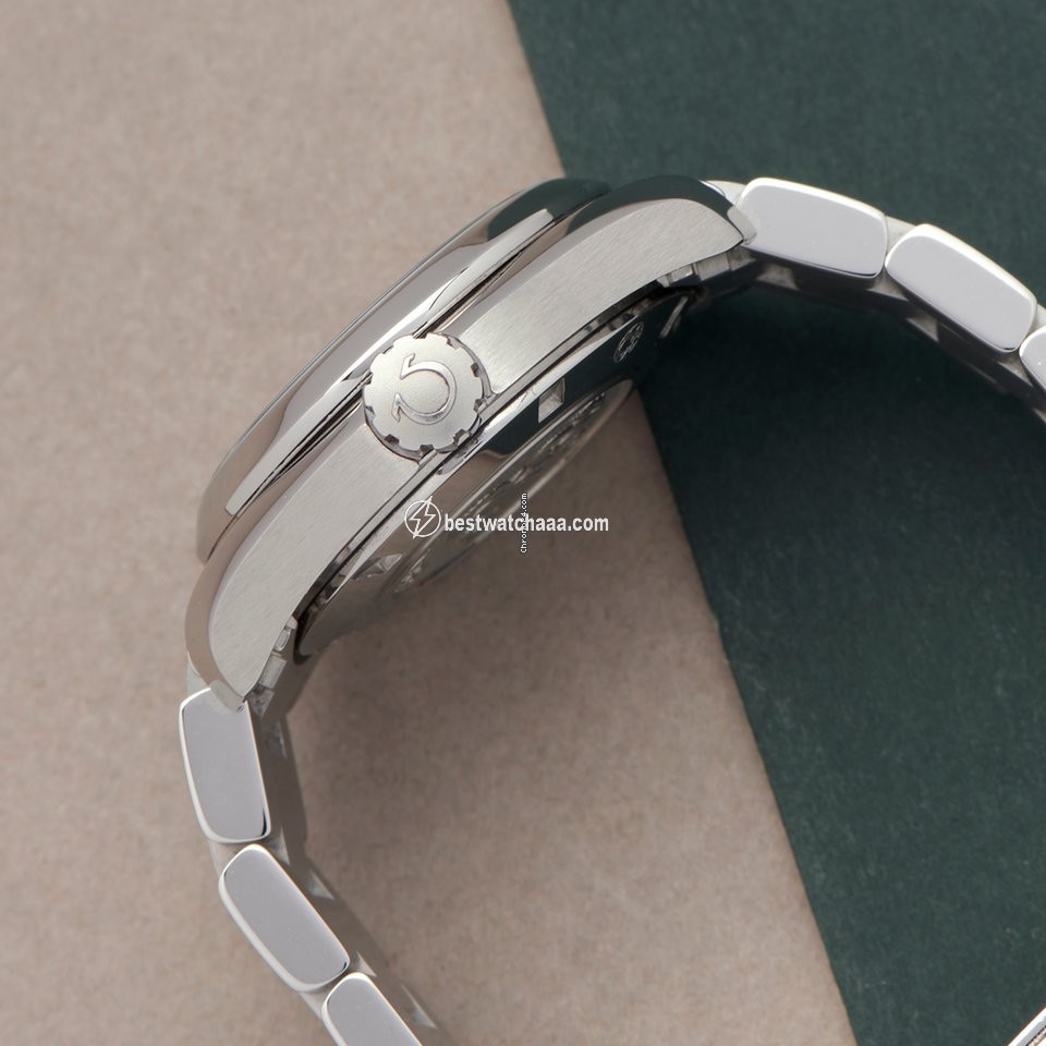 IMG_9081 Omega Seamaster Aqua Terra Womens watch Quartz Steel 23110306156001 Replica 4
