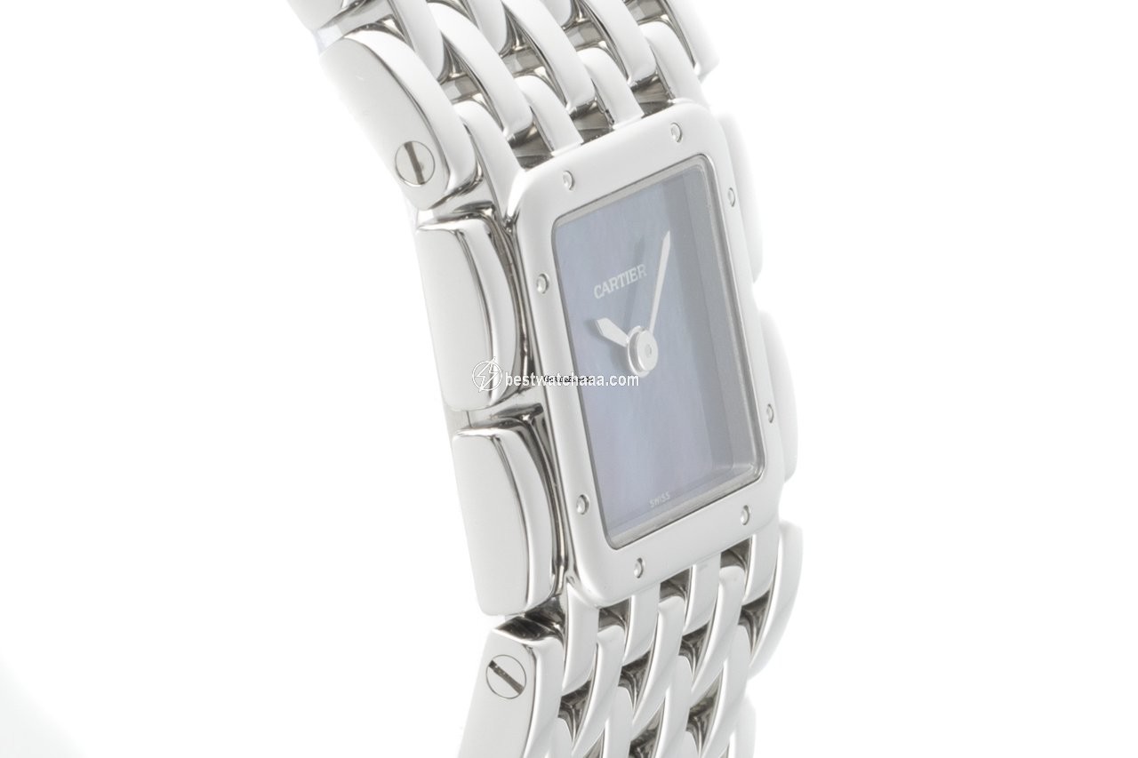 IMG_9081 Cartier Panthere Womens watch Quartz Steel 2420 Replica 4