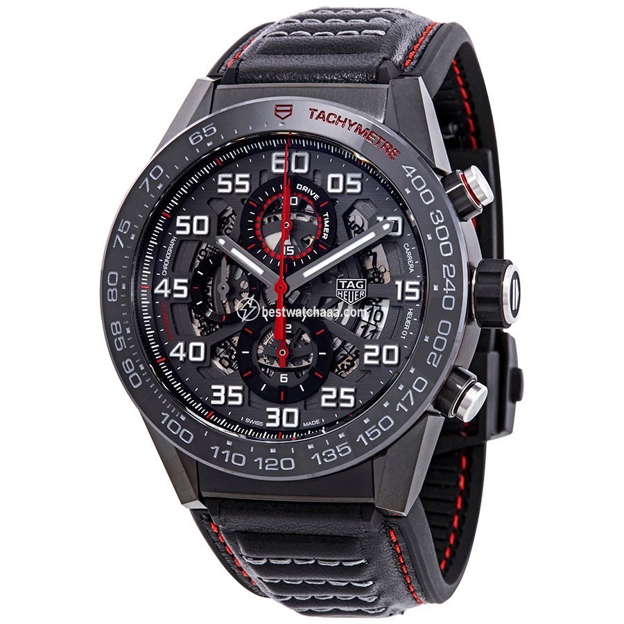 IMG_9081 TAG Heuer Carrera Calibre HEUER 01 Mens watch Unisex Automatic Steel CAR2A1H.FT6101 Replica 4