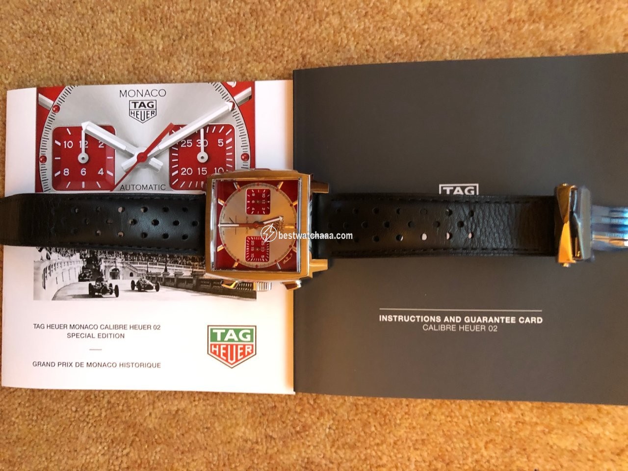 IMG_9081 TAG Heuer Monaco Mens watch Unisex Automatic Steel CBL2114.FC6486 Replica 4
