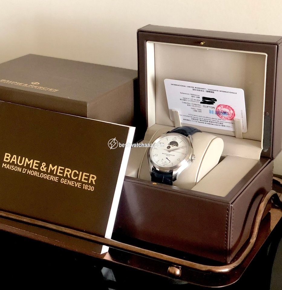 IMG_9081 Baume & Mercier Clifton Mens watch Unisex Automatic Steel M0A10448 Replica 4