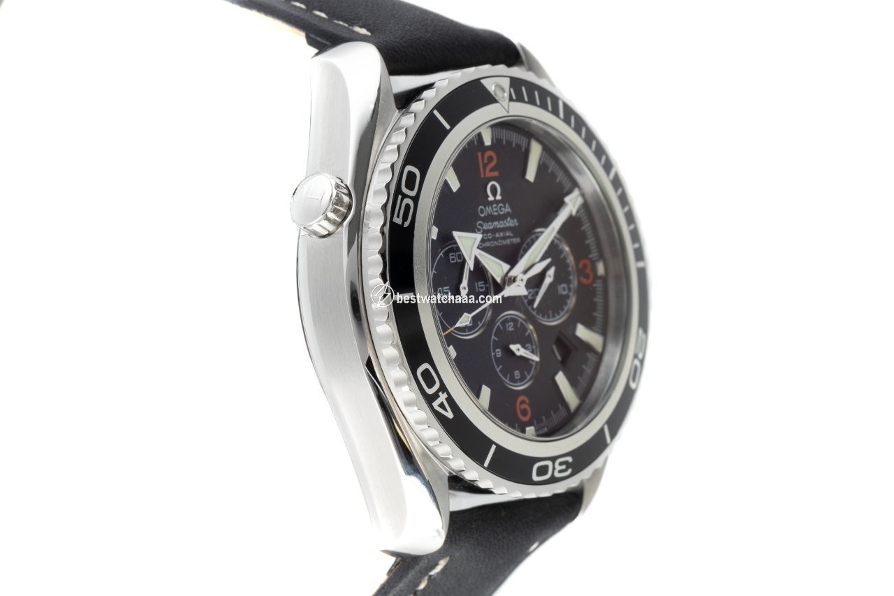 IMG_9081 Omega Seamaster Planet Ocean Chronograph Mens watch Unisex Automatic Steel 2910.51.82 Replica 4