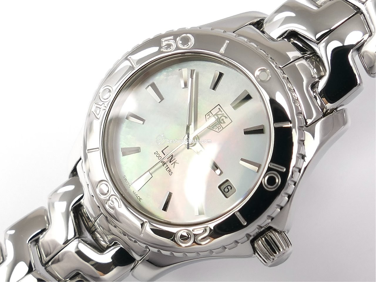 IMG_9081 TAG Heuer Link Lady Womens watch Quartz Steel WJ1313.BA0572 Replica 4