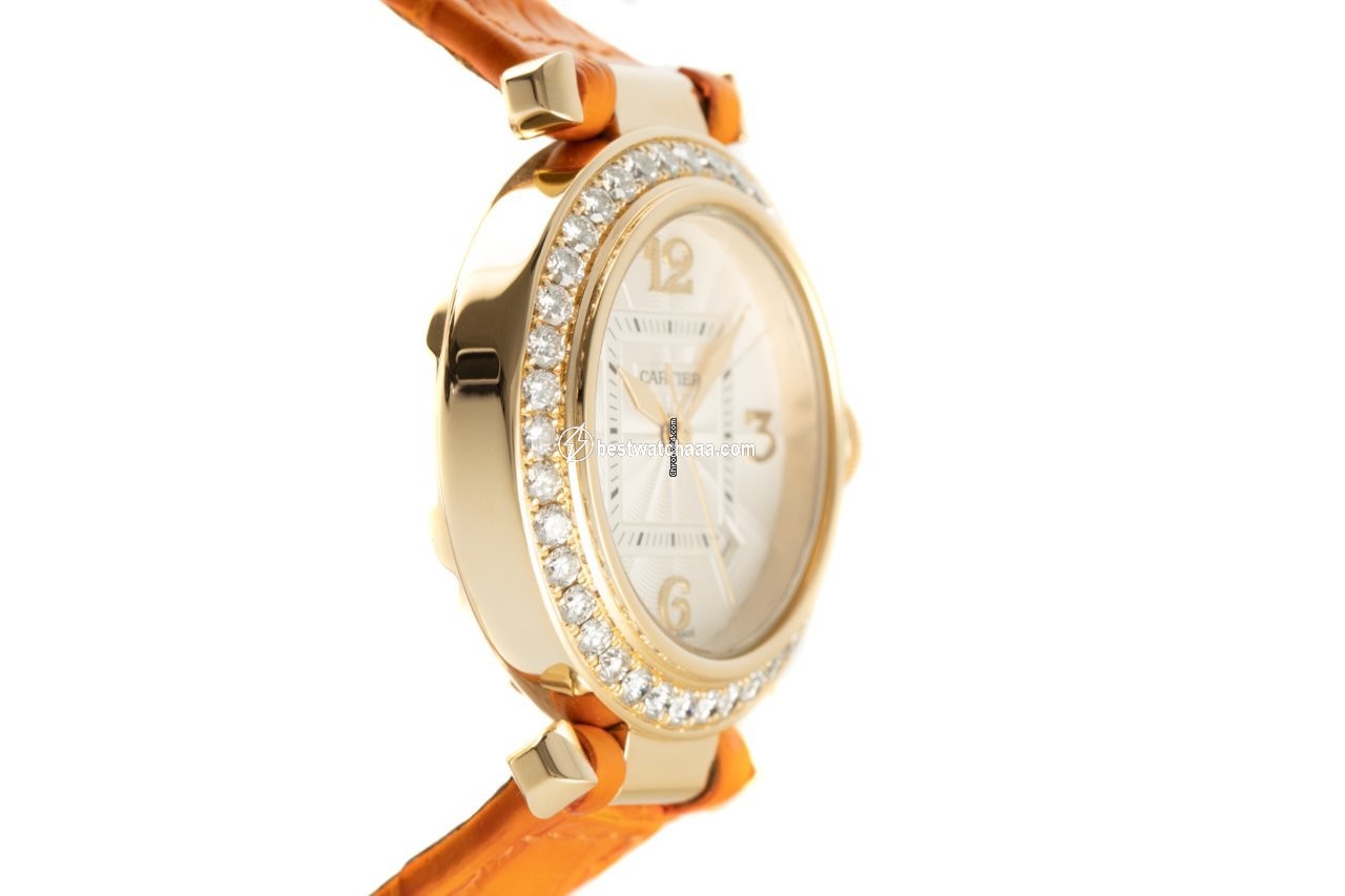IMG_9081 Cartier Pasha Womens watch Automatic Yellow gold 2519 Replica 4