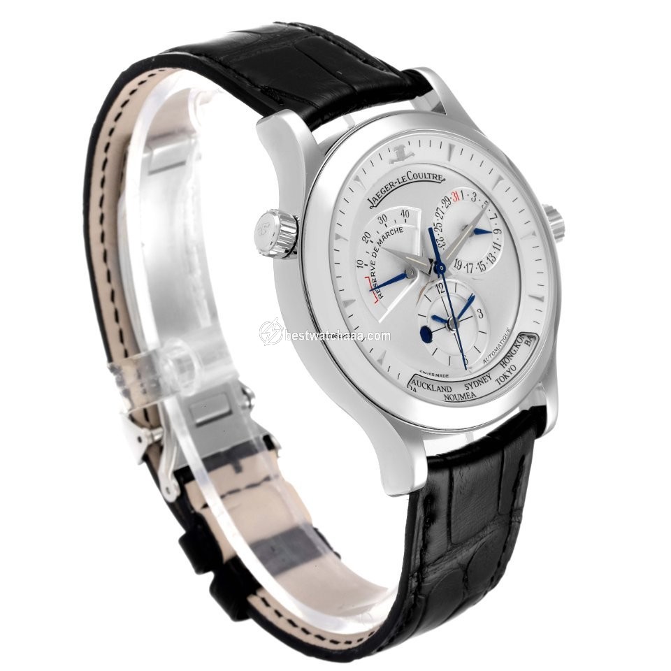 IMG_9081 Jaeger-LeCoultre Master Geographic Mens watch Unisex Automatic Steel Q1428420 Replica 4
