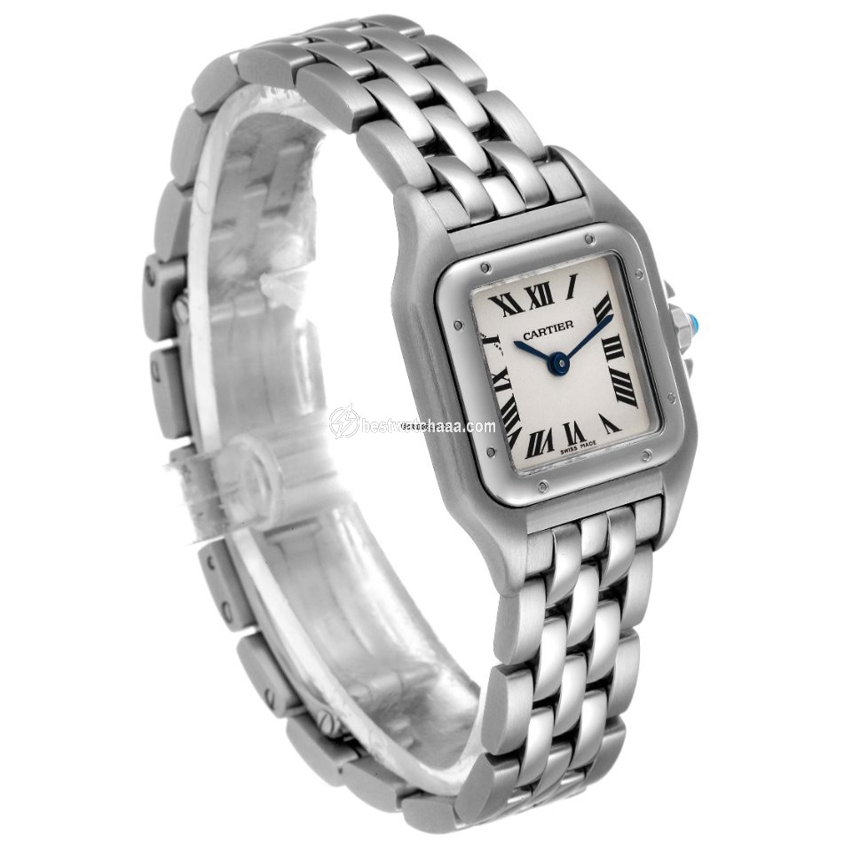 IMG_9081 Cartier Panthere Womens watch Quartz Steel W25033P5 Replica 4