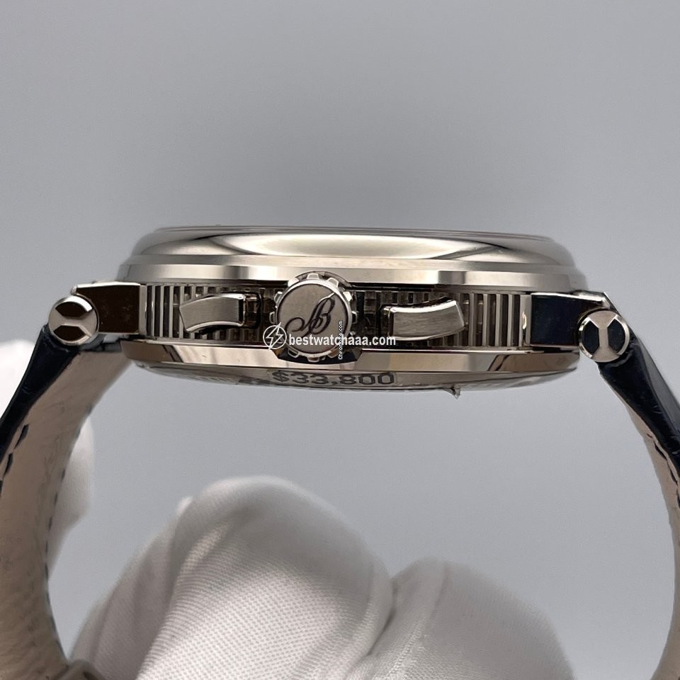 IMG_9081 Breguet Marine Mens watch Unisex Automatic White gold 5527BB Y2 9WV Replica 4