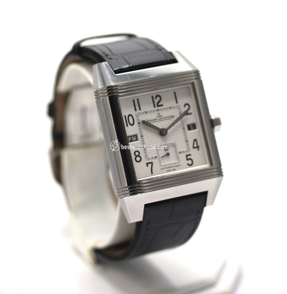IMG_9081 Jaeger-LeCoultre Reverso Squadra Hometime Mens watch Unisex Automatic Steel 230.8.77 Replica 4
