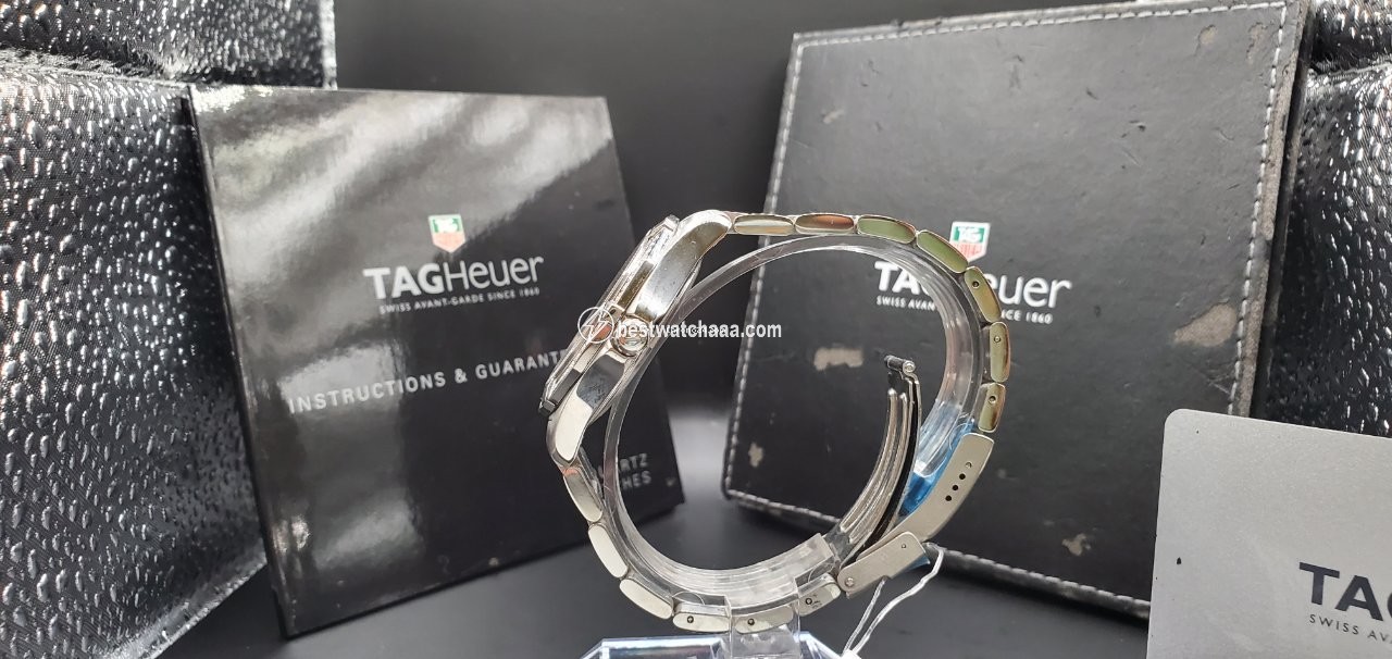 IMG_9081 TAG Heuer Aquaracer 300M Mens watch Unisex Quartz Steel WAF1118.BA0810 Replica 4