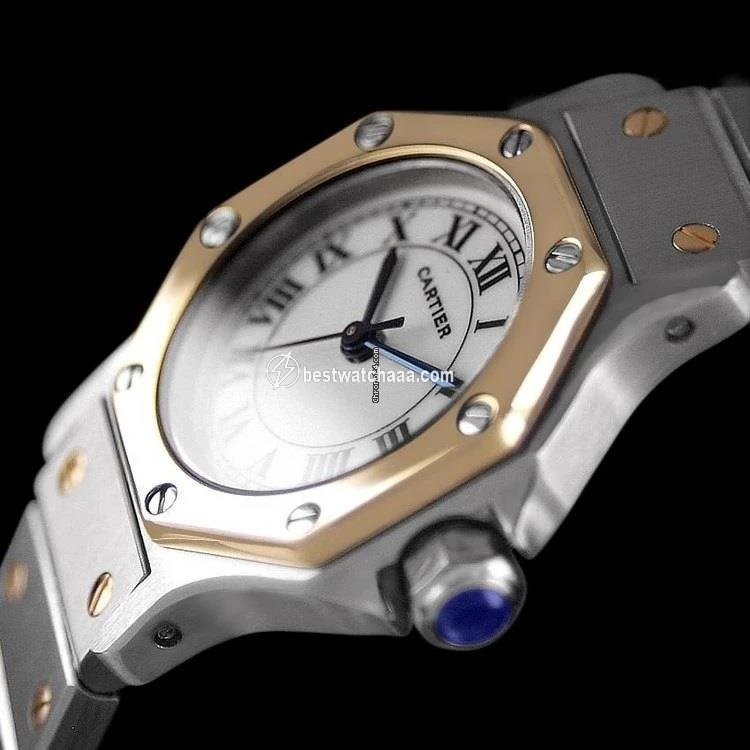 IMG_9081 Cartier Womens watch Automatic Gold Steel 8350ST Replica 4