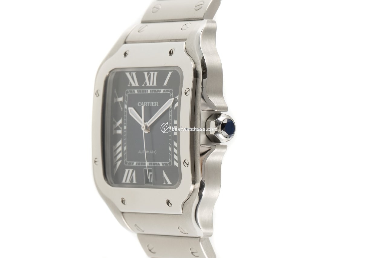 IMG_9081 Cartier Santos Mens watch Unisex Automatic Steel WSSA0030 Replica 4