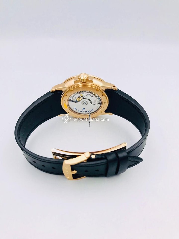 IMG_9081 Blancpain Mens watch Unisex Automatic Rose gold 2850B-3630A-64B Replica 4