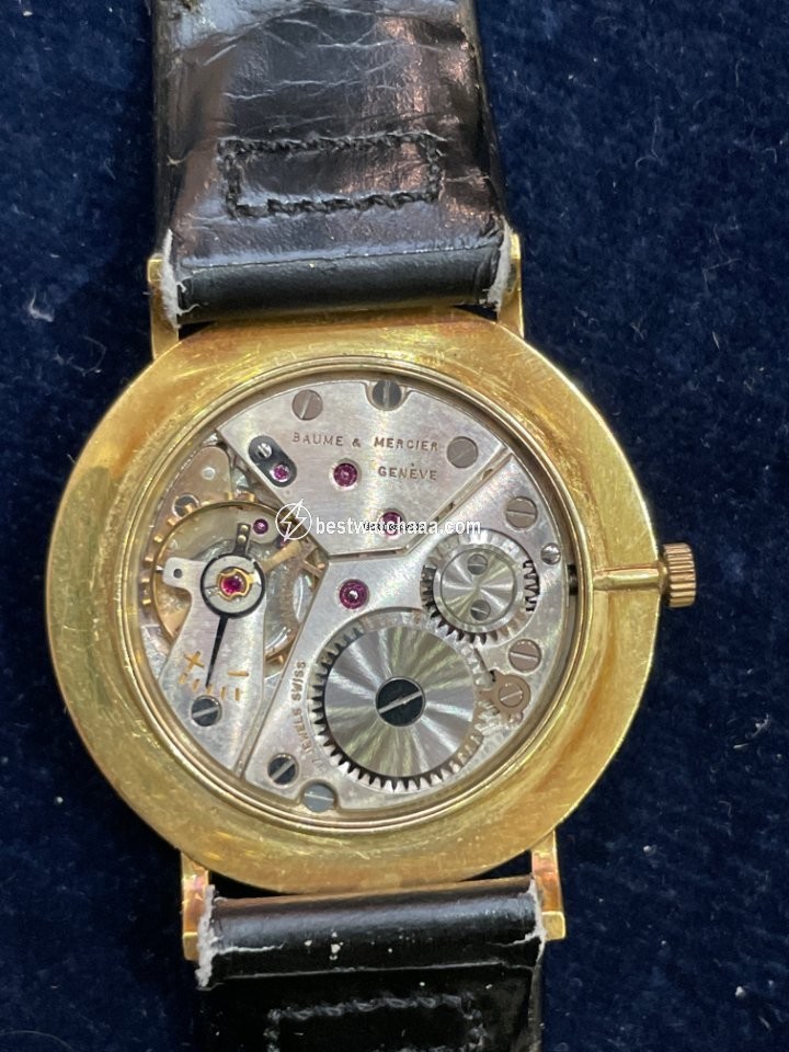 IMG_9081 Baume & Mercier Mens watch Unisex Manual winding Yellow gold 3568 Replica 4