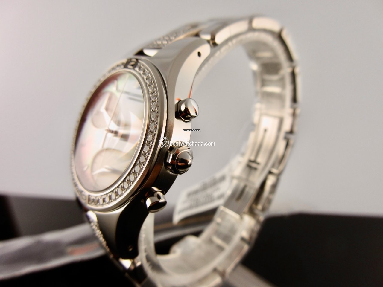 IMG_9081 Baume & Mercier Linea Womens watch Quartz Steel MOA10017 Replica 4