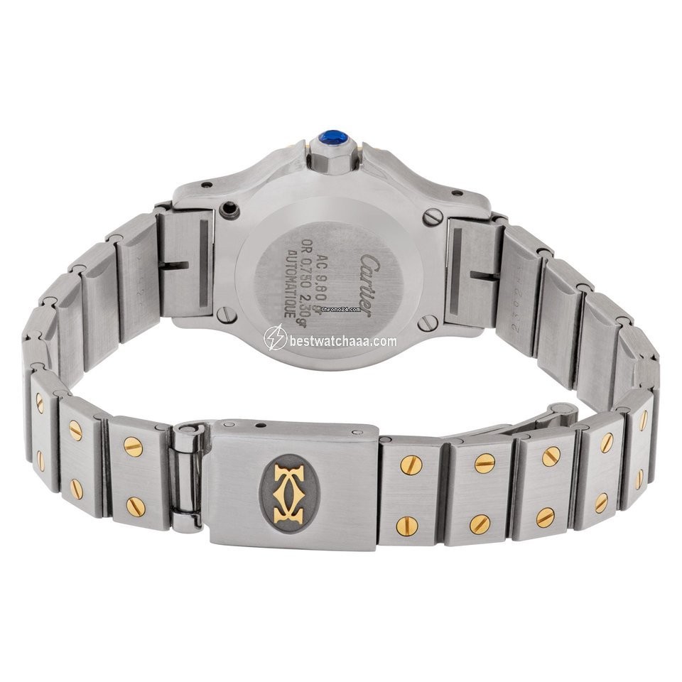 IMG_9081 Cartier Santos Womens watch Automatic Steel AC 980GR Replica 4